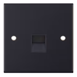 Selectric DSL11-39 Telephone Socket Extension/Secondary (Matt Black)