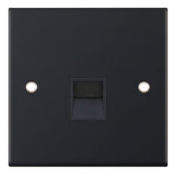 Selectric DSL11-39 Telephone Socket Extension/Secondary (Matt Black)