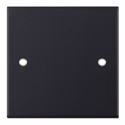 Selectric DSL11-42 Blank Plate 1 Gang (Matt Black)