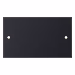 Selectric DSL11-43 Blank Plate 2 Gang (Matt Black)