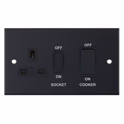 Selectric DSL11-49 Cooker Control Unit 45A (Matt Black)