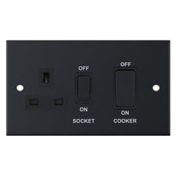 Selectric DSL11-49 Cooker Control Unit 45A (Matt Black)