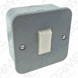 Selectric LG201-2MB Metalclad Light Switch SP 10 Amp - 1 Gang 2 Way