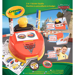 Disney Crayola Cars 2 3-in-1 Sticker Studio Craft Kit