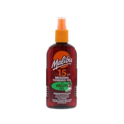 Malibu Bronzing Tanning Oil with Argan Oil Spray SPF15 200ml