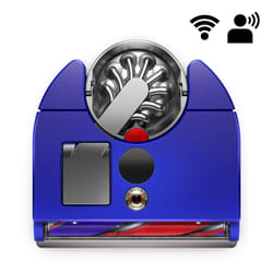 Dyson 360 Vis Nav 0.5 L Bagless Blue, Nickel