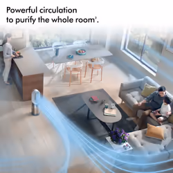 Dyson HP09 27 m² 63 dB Gold, Silver
