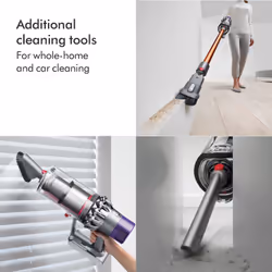 Dyson V10 Absolute 2-in-1 stick vacuum Battery Dry HEPA Bagless 21.6 W Gold, Nickel