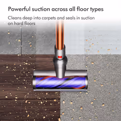 Dyson V10 Absolute 2-in-1 stick vacuum Battery Dry Bagless 0.77 L Copper, Nickel