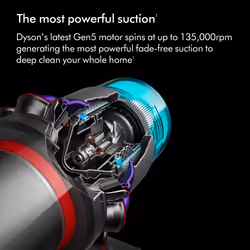 Dyson Gen5detect 2-in-1 stick vacuum Battery Dry HEPA Bagless Purple