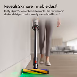 Dyson V15 Detect Absolute 2-in-1 stick vacuum Battery Dry Bagless Nickel, Yellow - Additional view 8