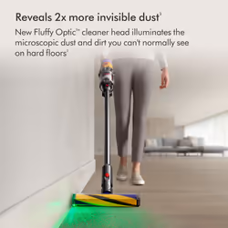 Dyson V12 Detect Slim Absolute 2-in-1 stick vacuum Battery Dry Bagless Brushed iron, Yellow - Additional view 4