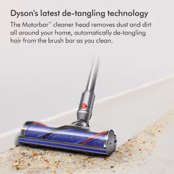 Dyson V12 Detect Slim Absolute 2-in-1 stick vacuum Battery Dry Bagless Brushed iron, Yellow - Additional view 5