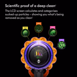 Dyson V12 Detect Slim Absolute 2-in-1 stick vacuum Battery Dry Bagless Brushed iron, Yellow - Additional view 7