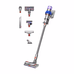 Dyson V15 Detect Extra, 2-in-1 stick vacuum, Bagless, Blue, Nickel, 0.77 L, Malaysia, Dry