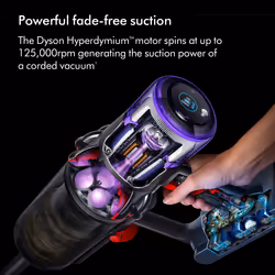 Dyson V11 Advanced 2-in-1 stick vacuum Battery Dry Bagless Nickel, Purple