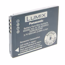 Genuine Original Panasonic DMW-BCH7E DMW-BCH7PP Battery for Lumix DMC-FT10 TS10 DMC-FP3 FP1 FP-2
