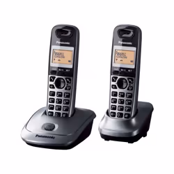Panasonic KX-TG2512, DECT telephone, Wireless handset, Speakerphone, 50 entries, Caller ID, Grey