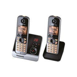 Panasonic KX-TG6722 DECT telephone Black