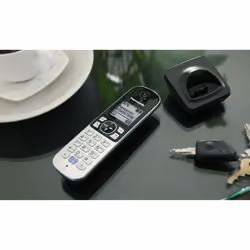 Panasonic KX-TG6812EB Twin DECT Cordless Telephone with LCD Display (2 Handsets)