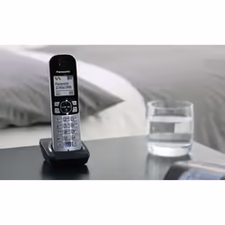 Panasonic KX-TG6812EB Twin DECT Cordless Telephone with LCD Display (2 Handsets)