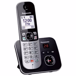Panasonic KX-TG6861 DECT telephone Caller ID Black, Grey