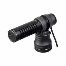 Panasonic VW-VMS10, Digital camcorder microphone, Wired, Black, - X920/910 - V720/710, 152.4 mm, 50.8 mm