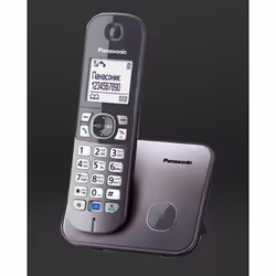 Panasonic KX-TG6811, DECT telephone, Speakerphone, 120 entries, Caller ID, Silver