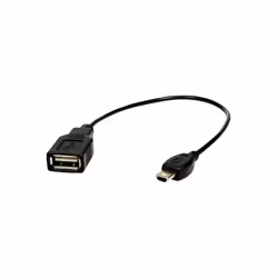 Panasonic USB 2.0 A, USB A, USB 2.0, Male/Female, Black