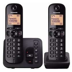 Panasonic KX-TGC222GB telephone DECT telephone Caller ID Black