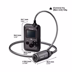 Panasonic HX-A500E-H action sports camera 12.76 MP Full HD MOS 25.4 / 2.3 mm (1 / 2.3") Wi-Fi 31 g