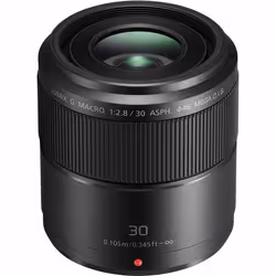 Panasonic Lumix G Macro 30mm / F2.8 ASPH. / MEGA O.I.S., Macro lens, 9/9, Image stabilizer, Micro Four Thirds (MFT)