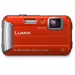 Panasonic Lumix DMC-FT30, 16.1 MP, 4608 x 3456 pixels, CCD, 4x, HD, Red