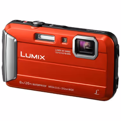 Panasonic Lumix DMC-FT30 1/2.33" Compact camera 16.1 MP CCD 4608 x 3456 pixels Red