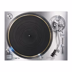 Technics SL-1200G, Direct drive audio turntable, Manual, Black, Silver, Aluminium, Brass, 33 1/3,45,78 RPM