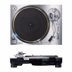 Technics SL-1200G audio turntable Direct drive audio turntable Black, Silver Manual