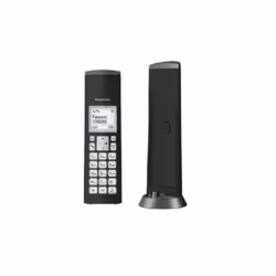 Panasonic KX-TGK210, DECT telephone, Wireless handset, Speakerphone, 50 entries, Caller ID, Black
