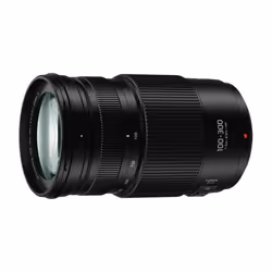 Panasonic Lumix G Vario 100-300 mm Super Telephoto Camera Lenses, Black, Telephoto zoom lens, 17/12, 100 - 300 mm, Image stab ...