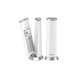 Panasonic KX-TGK212SP DECT telephone Caller ID Silver, White