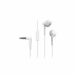 Panasonic RP-TCM55E, Wired, 10 - 24000 Hz, Calls/Music, 14 g, Headset, White