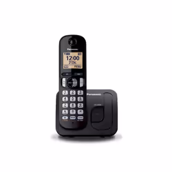 Panasonic KX-TGC210, DECT telephone, Wireless handset, Speakerphone, 50 entries, Caller ID, Black