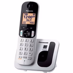 Panasonic KX-TGC210, DECT telephone, Wireless handset, Speakerphone, 50 entries, Caller ID, Metallic