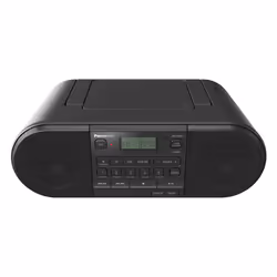 Panasonic RX-D552, Digital, DAB, DAB+, FM, Player, CD, CD-DA, CD-R, CD-RW, Top, 20 W