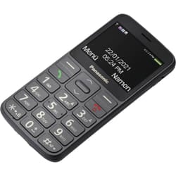 Panasonic KX-TU160EXG mobile phone 6.1 cm (2.4") 96 g Black Senior phone