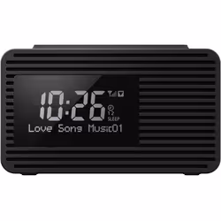 Panasonic RC-D8EB-K Multi-Purpose Radio with DAB+ and USB smartphone charging,Black