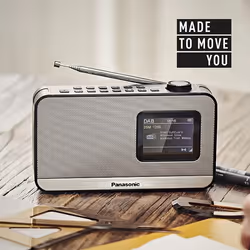 Panasonic RF-D15 Portable Digital Black, Silver