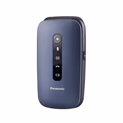 Panasonic KX-TU550, Clamshell, 7.11 cm (2.8"), 1.2 MP, Bluetooth, 1400 mAh, Blue