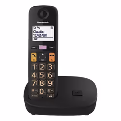 Panasonic KX-TGU110EXB telephone DECT telephone Caller ID Black - Additional view 3