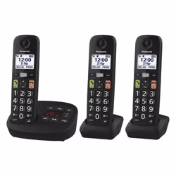 KX-TGU13 Digital Cordless Answering System - Panasonic KX-TGU13 Digital Cordless Answering System Triple set