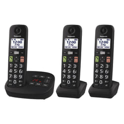 KX-TGU13 Digital Cordless Answering System - Panasonic KX-TGU13 Digital Cordless Answering System Triple set